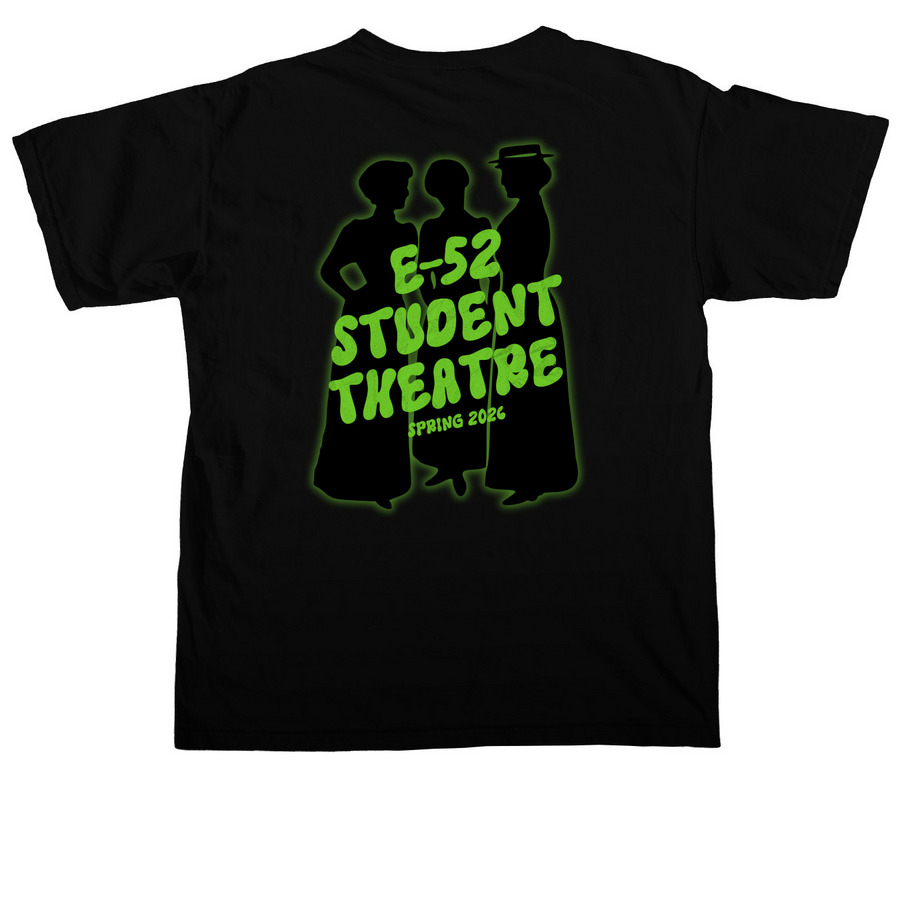 Radium Girls Final Merch, a Black Comfort Colors Unisex Tee (back-view)