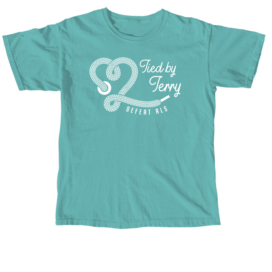 Tied by Terry, a Seafoam Comfort Colors Unisex Tee