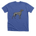 Love My Weimaraner ? Word Art Edition, a Solid True Royal Premium Unisex Tee