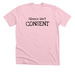 Silence isn?t CONSENT, a Heather Pink Premium Unisex Tee