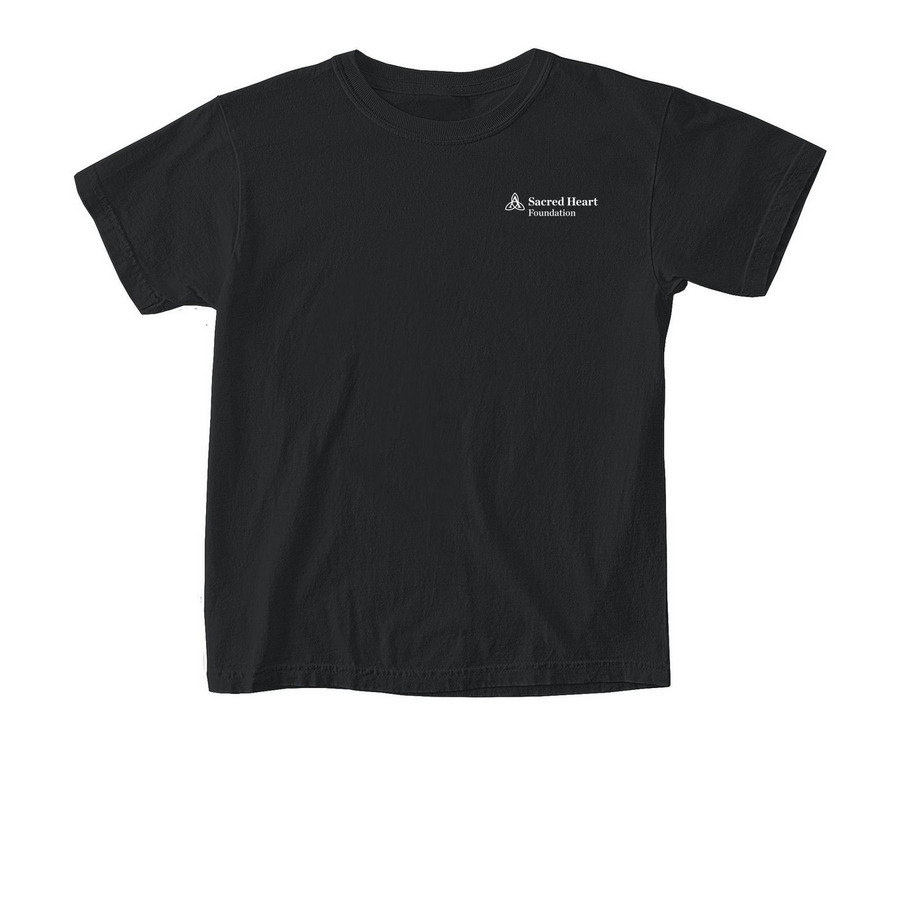 CMN Miracles Happen Here, a Black Comfort Colors Youth Tee
