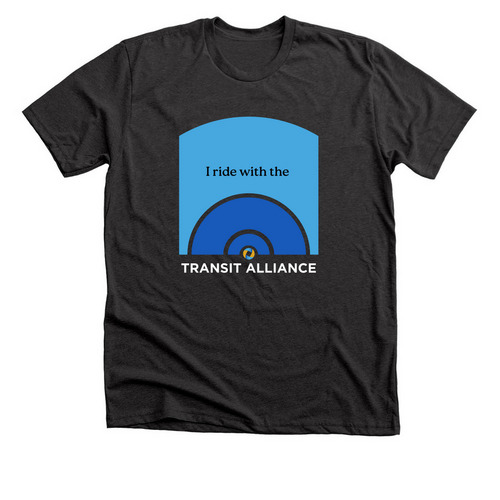 Ride with the Alliance&nbsp;, a Dark Grey Heather Premium Unisex Tee