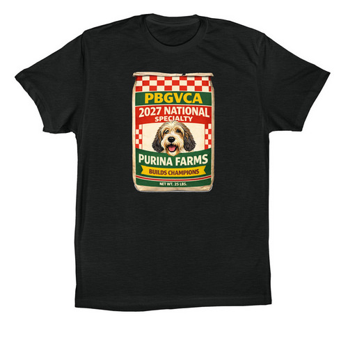2027 National Specialty Logo Wear, a Vintage Black Premium Cotton Tee