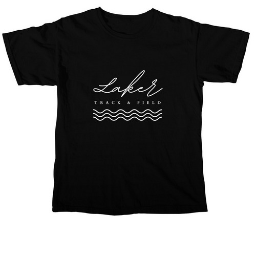 2023 Laker Track & Field, a Black Comfort Colors Unisex Tee