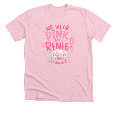 RENEE GARCIA STRONG, a Heather Pink Premium Unisex Tee