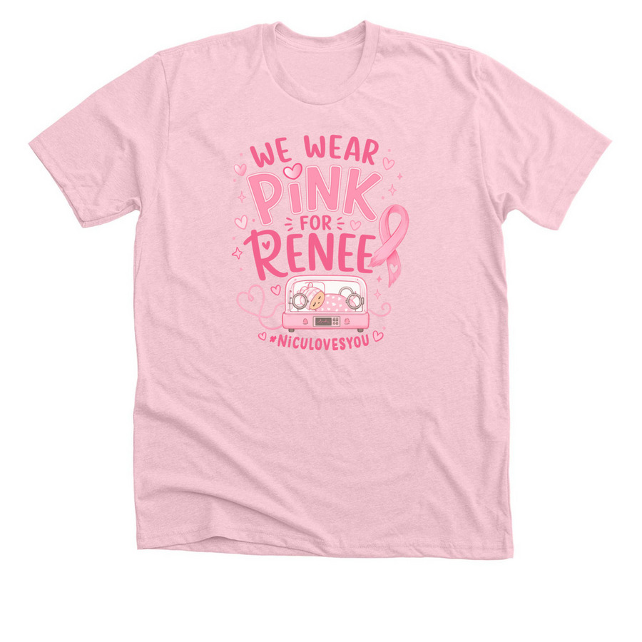 RENEE GARCIA STRONG, a Heather Pink Premium Unisex Tee
