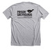 Prison Greyhounds - Black Logo C10, a Athletic Heather Premium Unisex Tee (back-view)