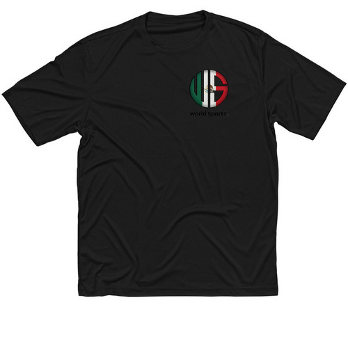 World Sports Global Style - Mexico, a Black Classic Performance Tee