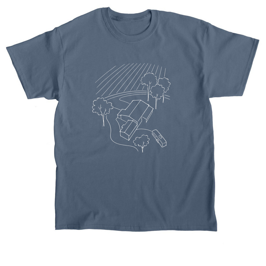 The Farm, a Indigo Blue Classic Unisex Tee