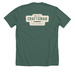 Born to be a Craftsman, a Heather Forest Premium Unisex Tee (back-view)