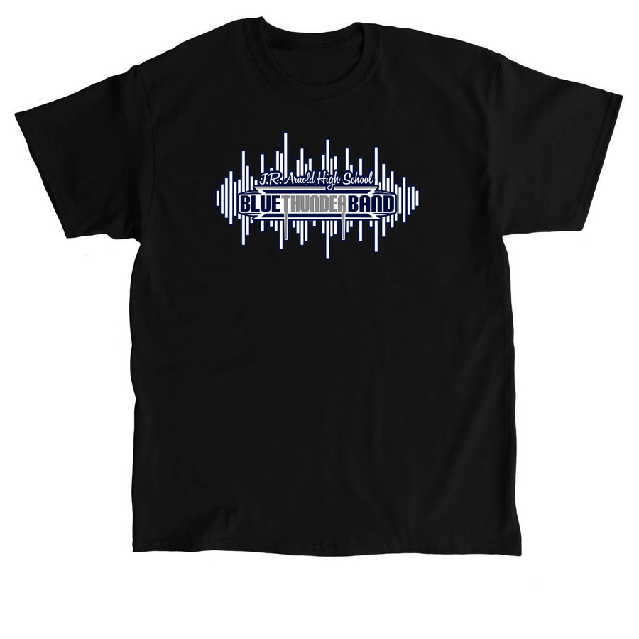 BLUE THUNDER BAND SHIRT, a Black Classic Unisex Tee