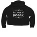 Silver and Sassy Crop Top Hoodie, a Black Women?s Lightweight Cropped Hoodie