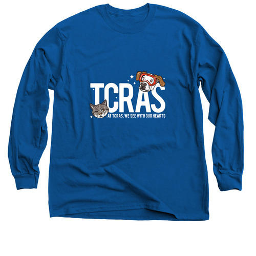 We See With Our Hearts 1, a Royal Blue Classic Long Sleeve Tee