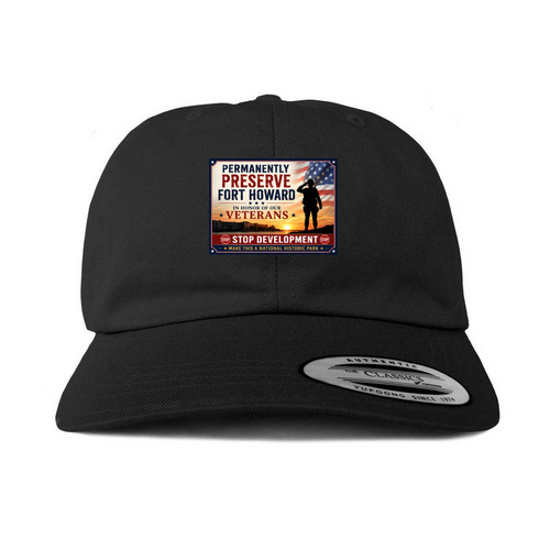 Protect Fort Howard, a Black Printed Classic Baseball Cap