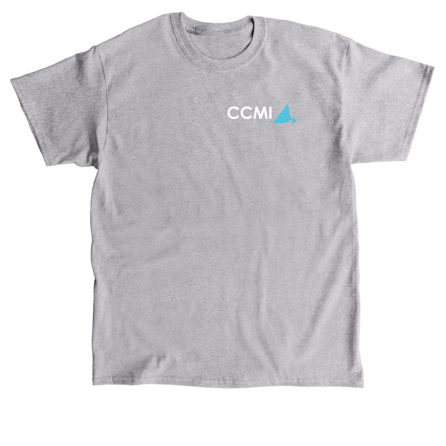 Support CCMI & help protect coral reefs., a Sport Grey Classic Unisex Tee
