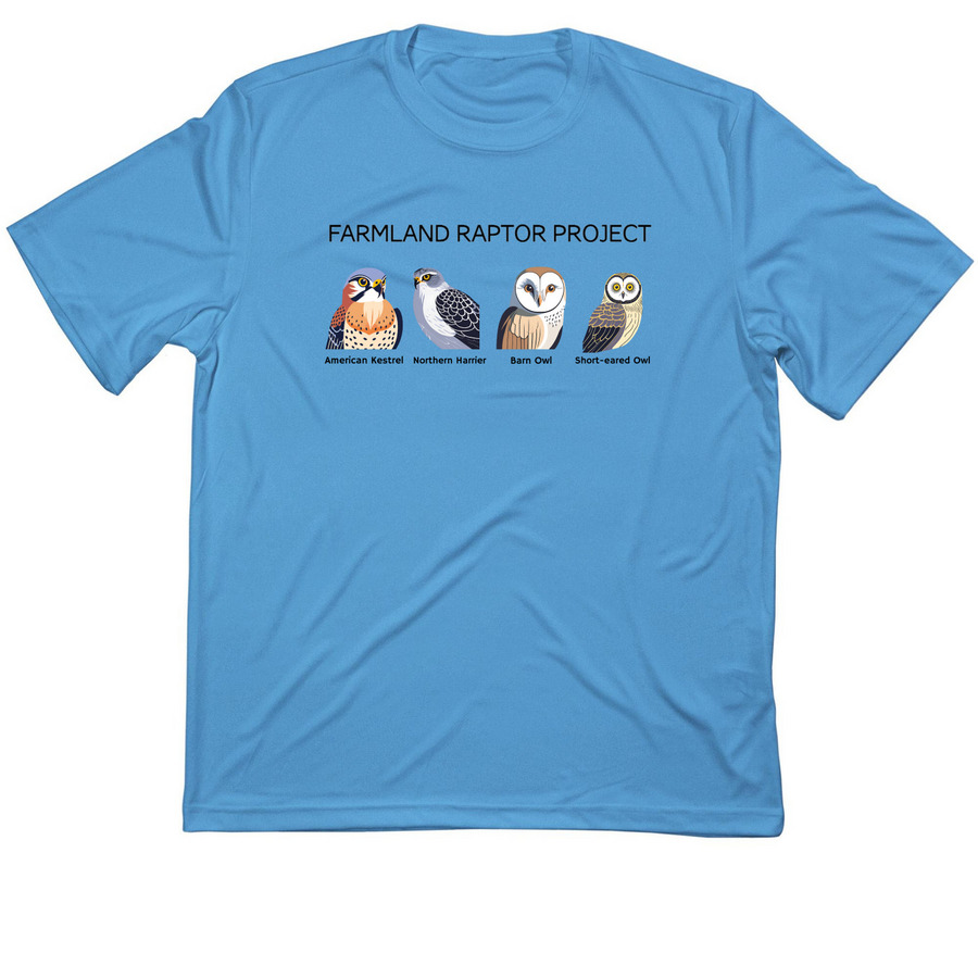 The Farmland Raptor Project&nbsp;, a Carolina Blue Classic Performance Tee
