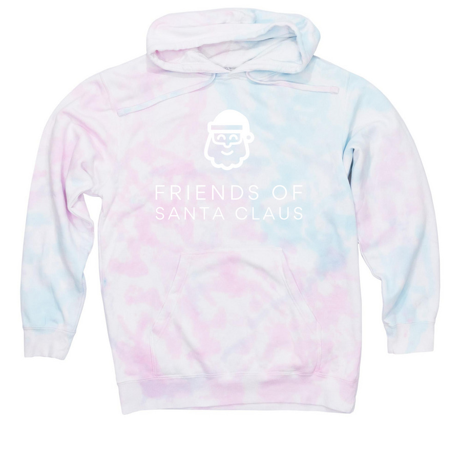 FOSC Tie Dye, a Cotton Candy Tie Dye Pullover Hoodie