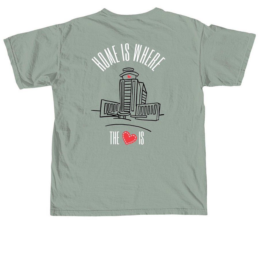 Le Bonheur Children's Hospital, a Bay Comfort Colors Unisex Tee (back-view)