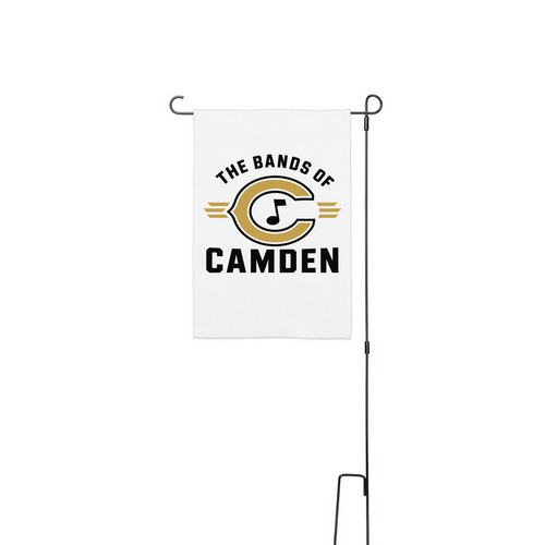 Yard Flag, a White 12" x 18" Yard Flag with Stake
