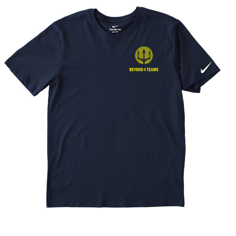 BTT Active line, a College Navy Nike Dri-FIT Jersey Blend Performance Tee