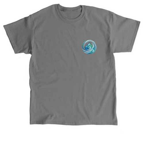 PNWIS Logo Tops, a Charcoal Classic Unisex Tee