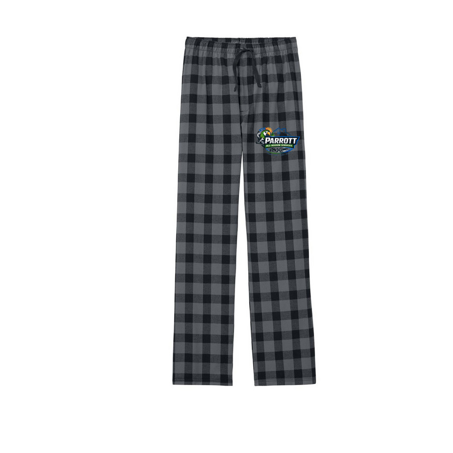 Parrott All-SeasonSupporting Veterans, a Grey/ Black Buffalo Check Flannel Pajama Pant