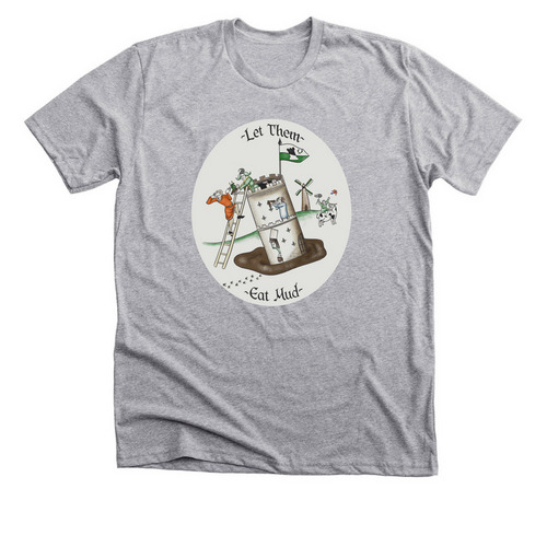 Settmour Swamp Tower, a Athletic Heather Premium Unisex Tee
