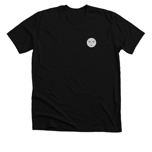 A Trip to the Moon, a Solid Black Blend Premium Unisex Tee