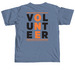 Second Harvest Volunteer ONE Wear (orange), a Blue Jean Comfort Colors Unisex Tee (back-view)