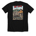 Mt. Baldy, a Solid Black Blend Premium Unisex Tee (back-view)