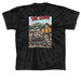Mt. Baldy, a Black Classic Tie Dye Tee (back-view)
