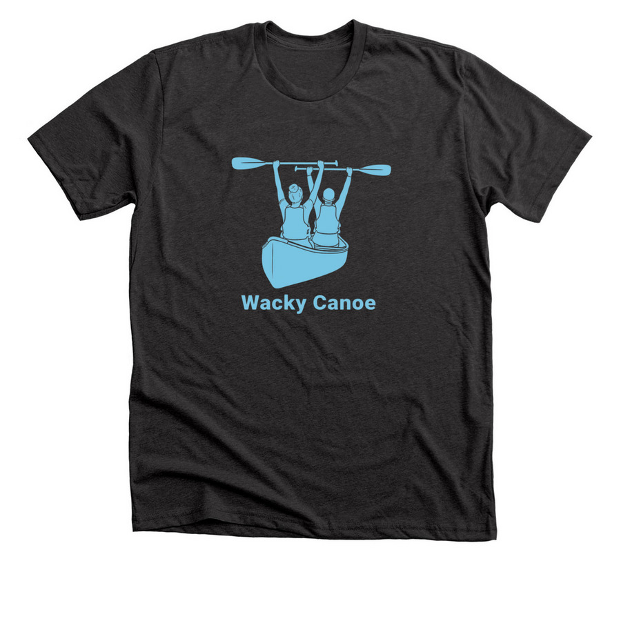 Wacky Canoe, a Dark Grey Heather Premium Unisex Tee