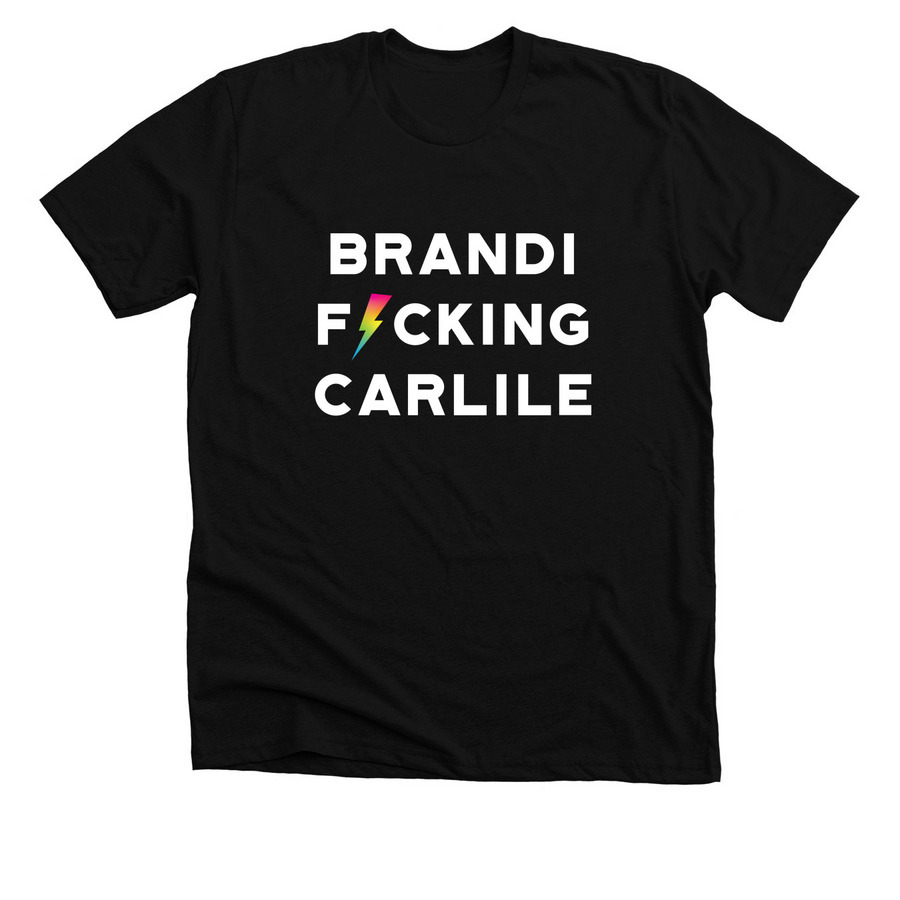 Brandi F*cking Carlile, a Solid Black Blend Premium Unisex Tee