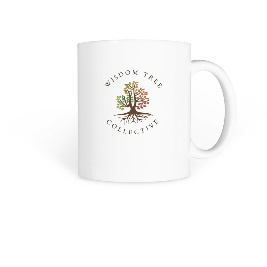 Wisdom "Tea" & Coffee Mugs, a White Coffee Mug