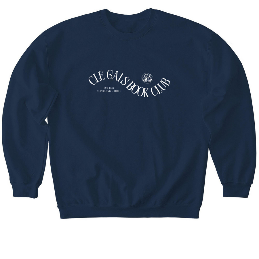 Squiggle Tshirt/Sweatshirt&nbsp;, a Navy Softstyle Crewneck Sweatshirt