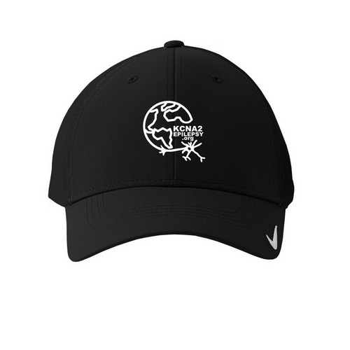 KCNA2 Epilepsy Hats, a Black Printed Nike Dri-FIT Legacy Performance Cap