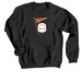 Let's Go Camping, a Black Crewneck Sweatshirt
