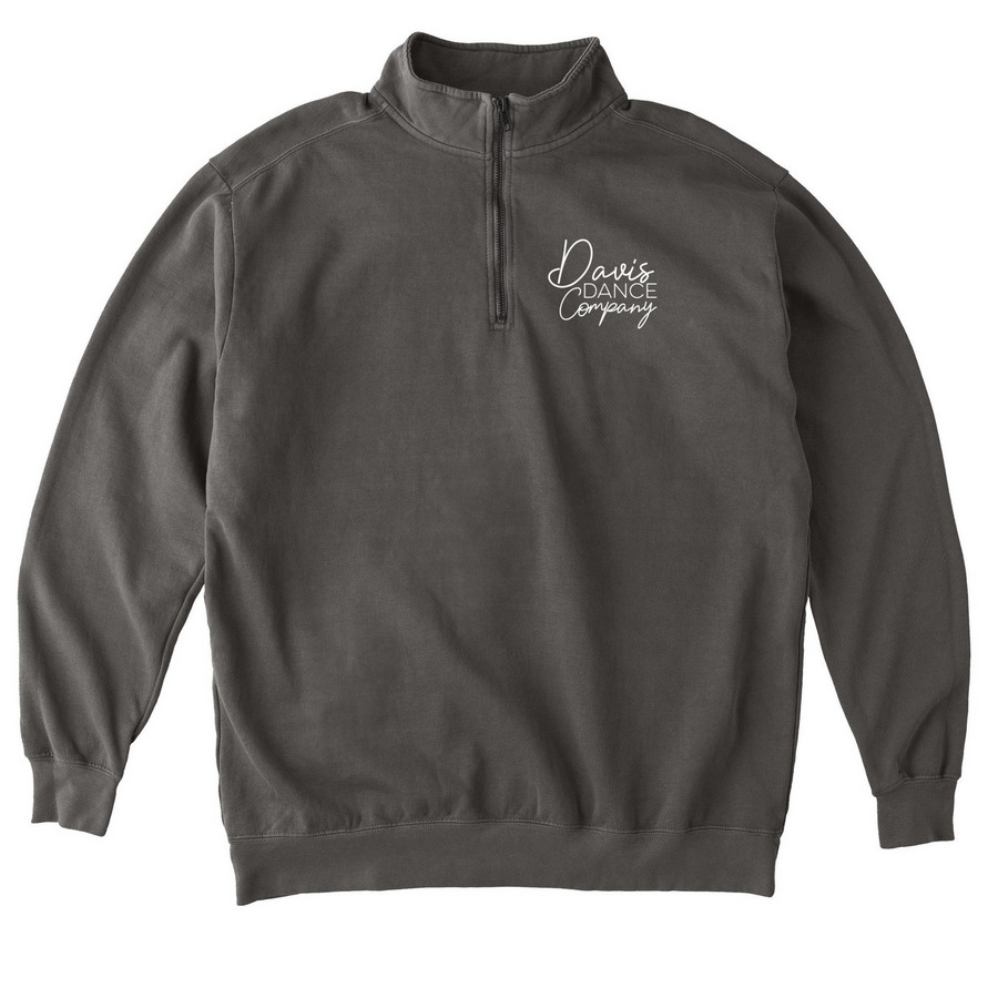 DDC Sweatshirts, a Pepper Comfort Colors Quarter Zip Pullover