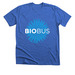 Classic Logo - White, a Heather True Royal Premium Unisex Tee