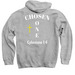 Faith Collection, a Sport Grey Pullover Hoodie (back-view)