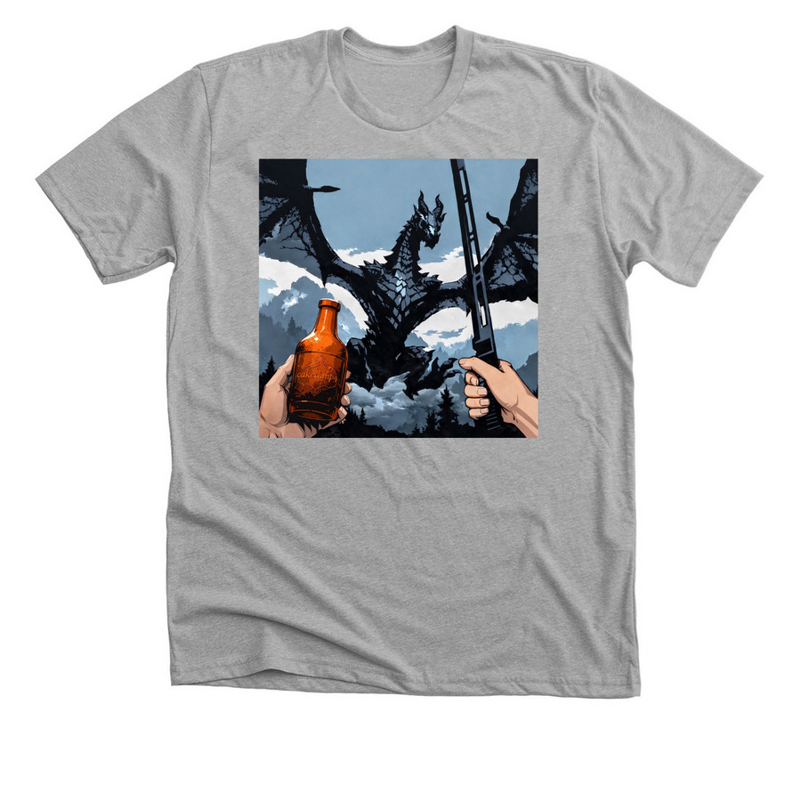 Dragonborn Type Shii.&nbsp;, a Athletic Heather Premium Unisex Tee
