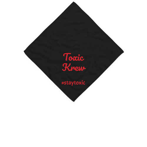 Toxic Krew, a Black Cotton Bandana