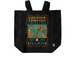 Carry your essentials in symphonic style., a Black Recycled Cotton Tote Bag