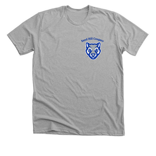 The Classic Sand Hill Cougar Mullet Style, a Athletic Heather Premium Unisex Tee