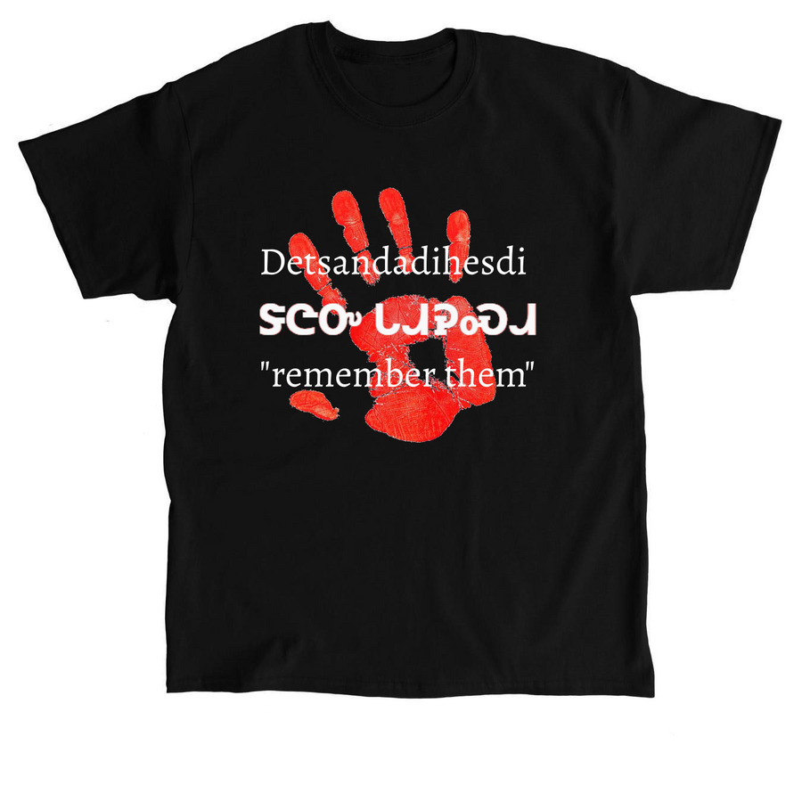 "Remember them", a Black Classic Unisex Tee