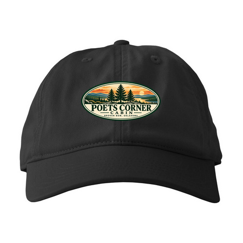 Broken Bow, Oklahoma Cap, a Black Printed Eco Baseball Cap