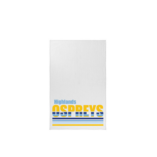 Osprey Stripe Tea Towel, a White Tea Towel