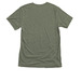 Classic Logo 2.0, a Military Green Triblend Tee (back-view)