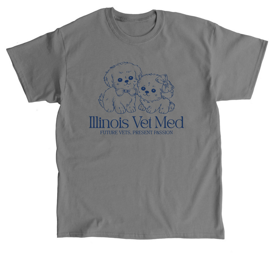 Vet Med Puppies, a Charcoal Classic Unisex Tee