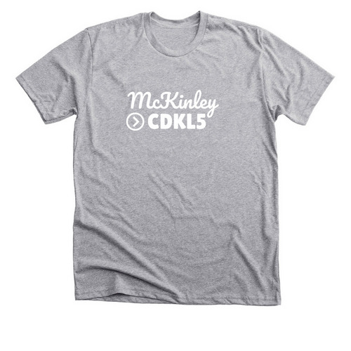 2025 McKinley + CDKL5, a Athletic Heather Premium Unisex Tee